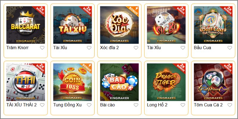 Giao diện đẳng cấp với những bàn chơi game bài 3D